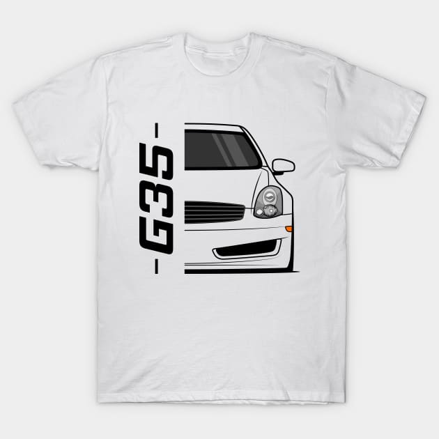 Front G35 JDM Legend T-Shirt by GoldenTuners